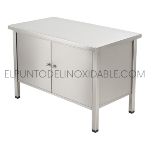 Mesa Gabinete Con Puertas