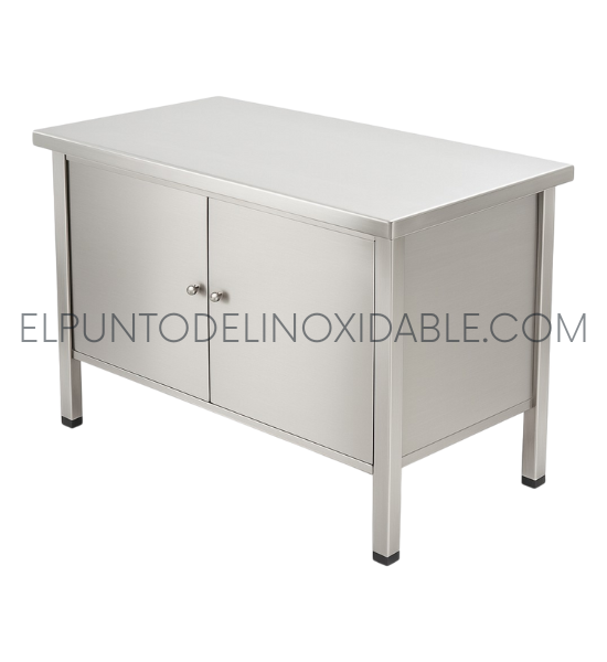 Mesa Gabinete Con Puertas